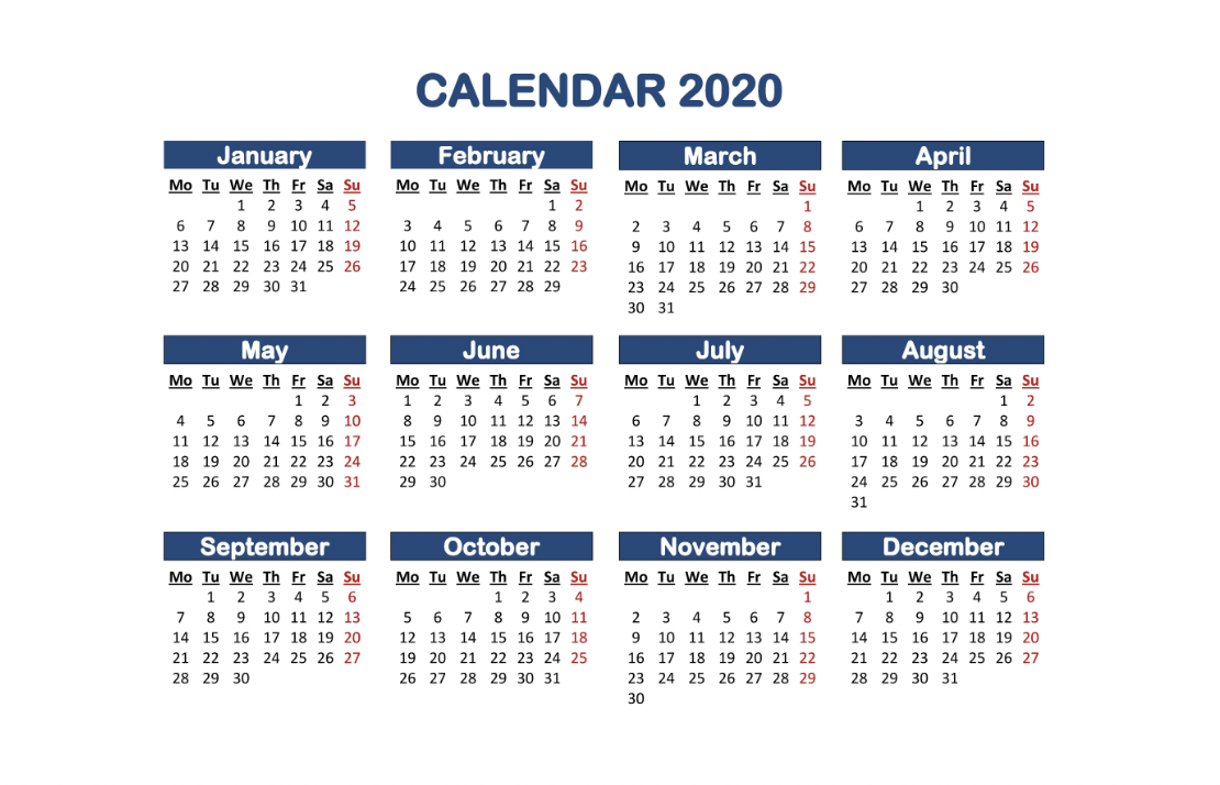 Figure 1 - Calendar Model